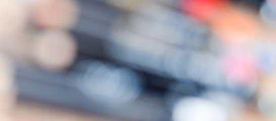 Colorful background in defocus for different tasks.