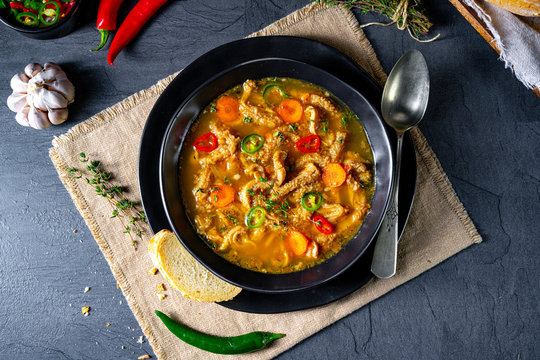 Flaczki - tripe soup the Polish way