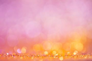 Festive bokeh lights background, abstract glowing backdrop with circles,modern design wallpaper...