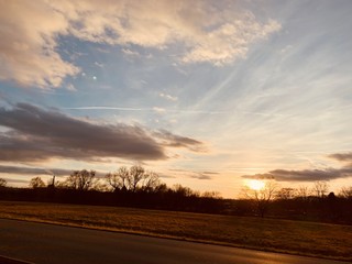 See, Sonnenuntergang