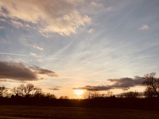 Obraz premium See, Sonnenuntergang