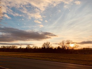 See, Sonnenuntergang