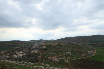 Fototapeta na wymiar panoramic view of the village - An ancient village