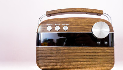old Indian restored classic radio