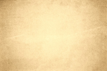 Aged texture of old vintage brown paper, can be use as abstract background, wallpaper,  webpage, copy space for text.