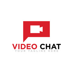 Obraz premium Chat Logo Design Vector Illustration