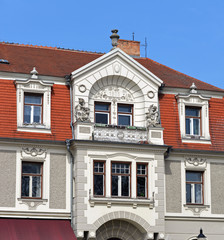 prachtvolle Fassade in Krems an der Donau