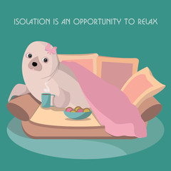 Rest on isolation during the virus