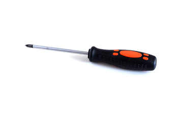 screwdriver on a white background. tools