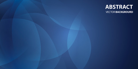 Abstract blue background, circular overlay
