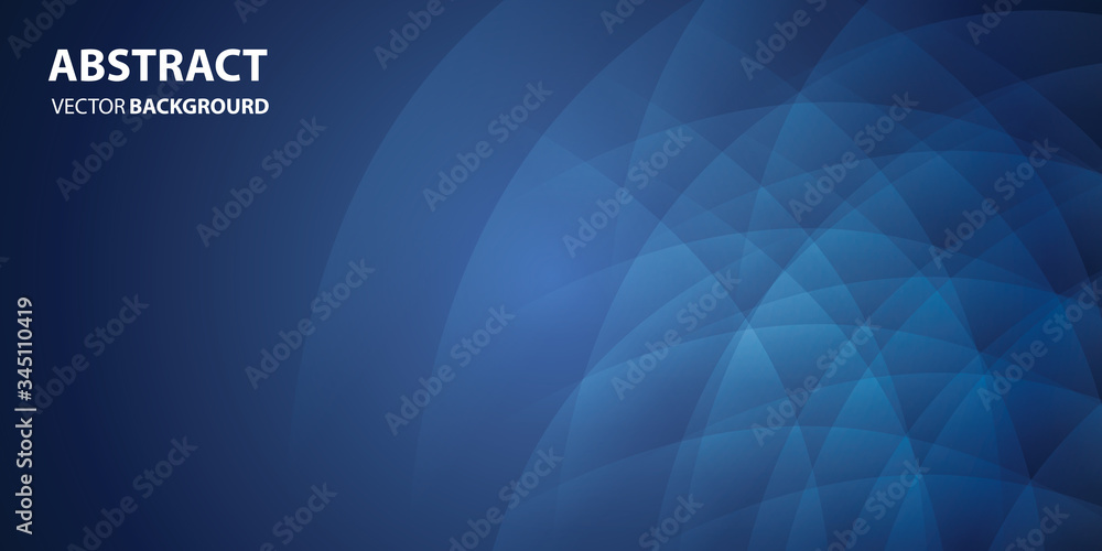 Poster blue smooth twist light lines vector background