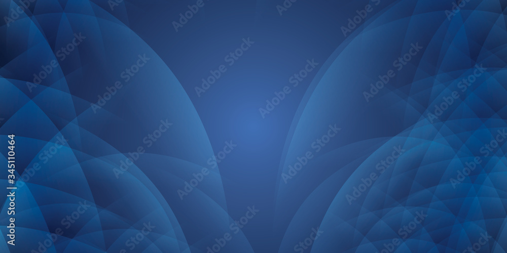 Poster blue smooth twist light lines vector background