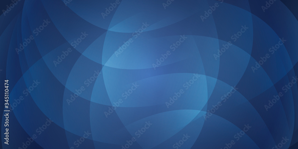 Poster blue smooth twist light lines vector background