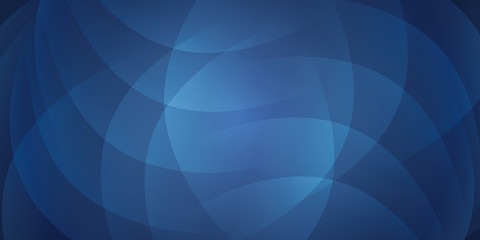 Obraz premium Blue smooth twist light lines vector background