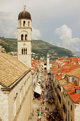 Obraz premium Stradun, old main street in Dubrovnik, Ragusa, Croatia