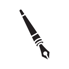 Naklejka premium Fountain pen icon