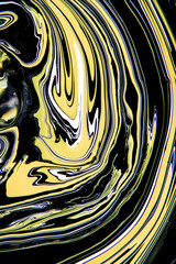 Yellow and black colors.