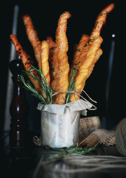 basket of baguette