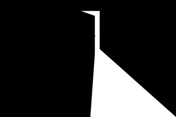 open door house entrance home doorway vector