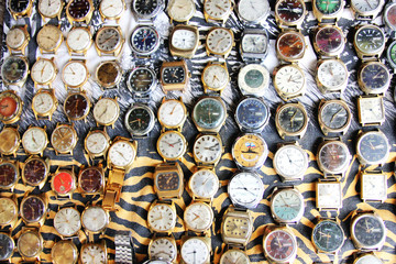 Flea market in Moscow, Russia