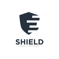 Creative Shield Concept Logo Design Template