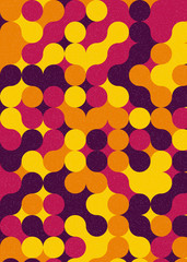 Colour Dots Universe art background design illustration