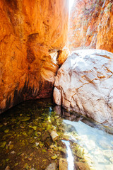 Standley Chasm near Alice Springs in Australia