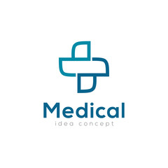 Creative Medical Concept Logo Design Template