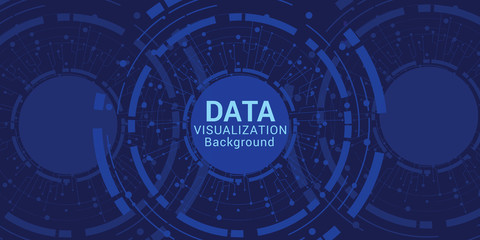Obraz premium Data complexity representation. Big data concept visualization. Analytics abstract concept. Graphic background