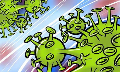 abstract colorful background with stars