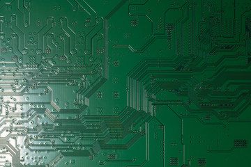 Platine mit elektrischen Bauteilen