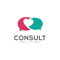 Creative Consulting Concept Logo Design Template