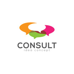 Creative Consulting Concept Logo Design Template