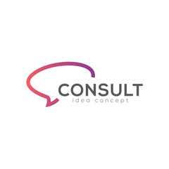 Creative Consulting Concept Logo Design Template