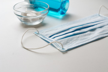Virus protection, respirator, mask, tablets, hand gel, clean hands.