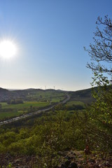 Fototapeta na wymiar Berge, Dorf, Panorama