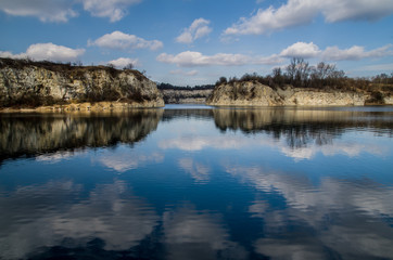 Zakrzówek lake in Cracow, Poland