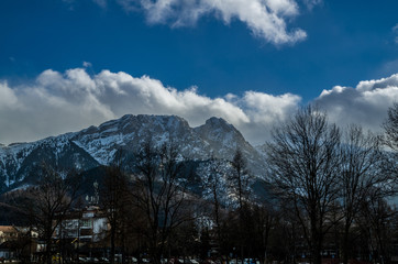 Winter Giewont - view from Zakopane, Poland