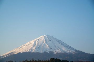 冬の富士山