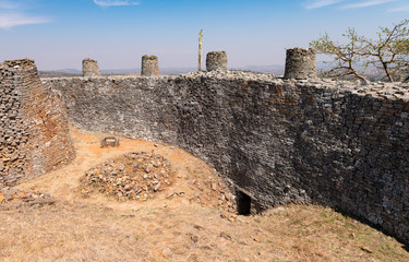 Ancient ruins of Great Zimbabwe (southern Africa)