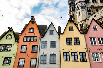 old houses in cologne germany