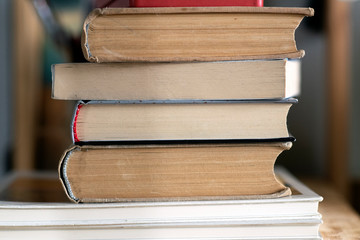 stack of books