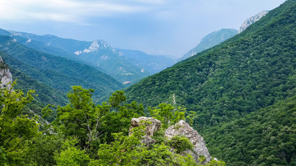 Beautiful mountain landscape, Fagaras mountains, Romania