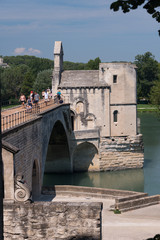 Saint B&eacute;nezet bridge, Avignon refered to in the song, "Sur le pont d'Avignon"