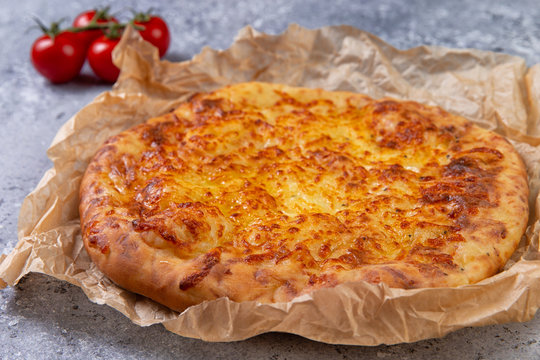 Georgian khachapuri imeruli - Georgian traditional cuisine