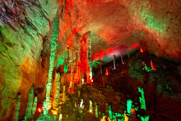 Obraz premium Huanglong Cave, Zhangjiajie, China
