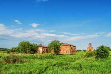 Abandoned Russian village