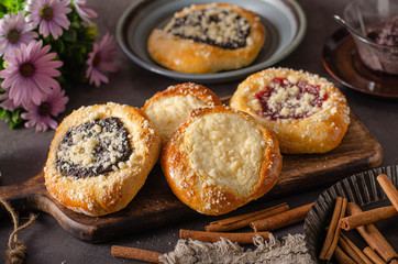 Homemade rustic cakes