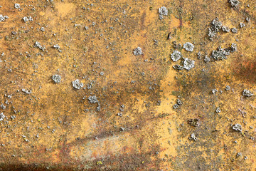 metal yellow and orange wall texture old paint and rust