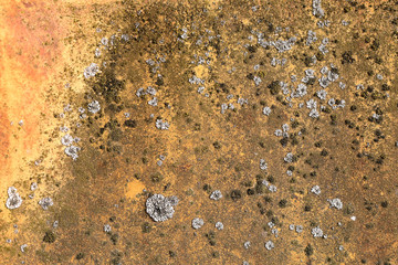metal yellow and orange wall texture old paint and rust